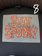 Load image into Gallery viewer, spooky halloween designs t-shirt/hoodie
