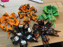 Load image into Gallery viewer, Halloween flower ribbon accessory grab bag
