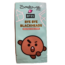 Load image into Gallery viewer, The Creme Shop Bye Bye Blackheads printed nose strips (SINGLE)
