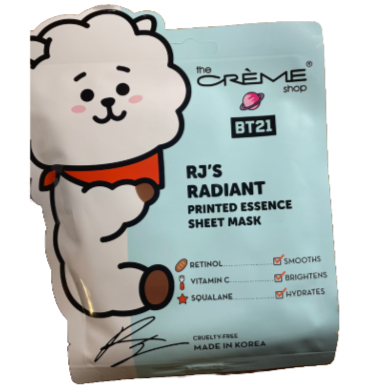 The Creme Shop BT21 sheet mask (SINGLE)