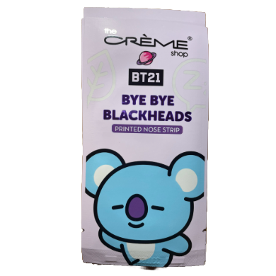 The Creme Shop Bye Bye Blackheads printed nose strips (SINGLE)